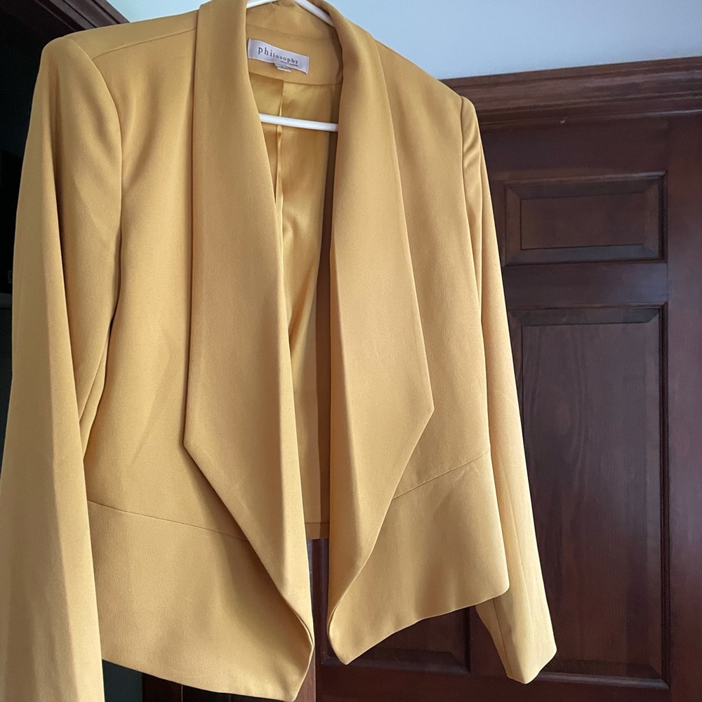 Mustard Womens Blazer